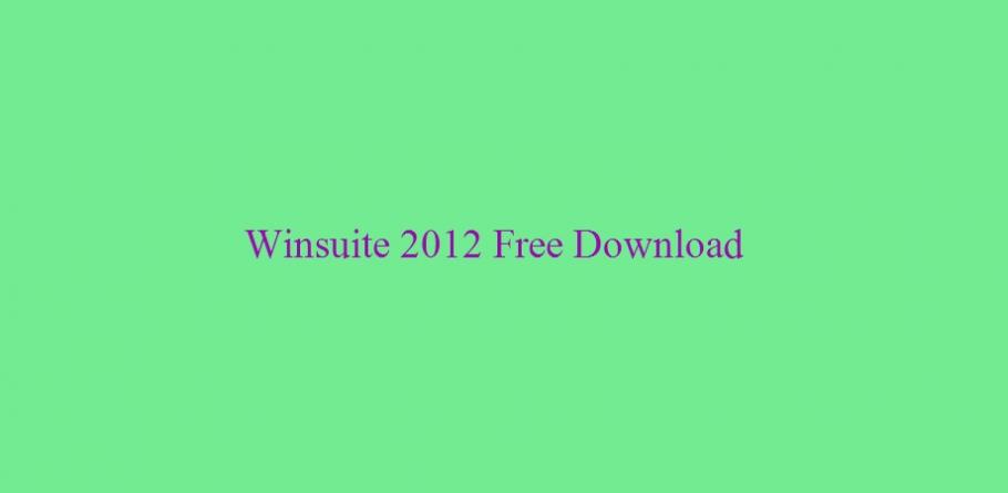 winsuite 2012 for mac